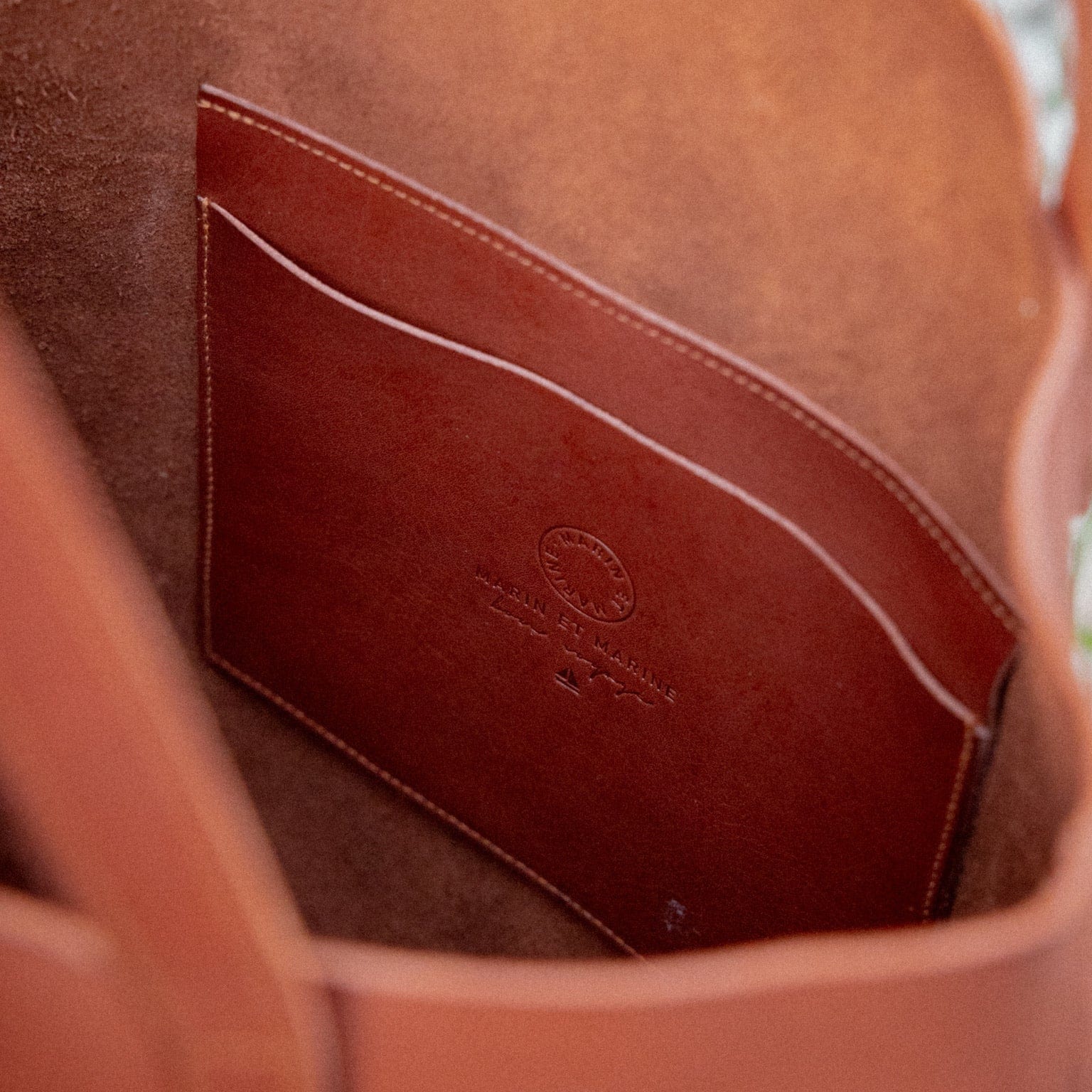 Marin et Marine Shopper Marron Éternelle Shopper Marron