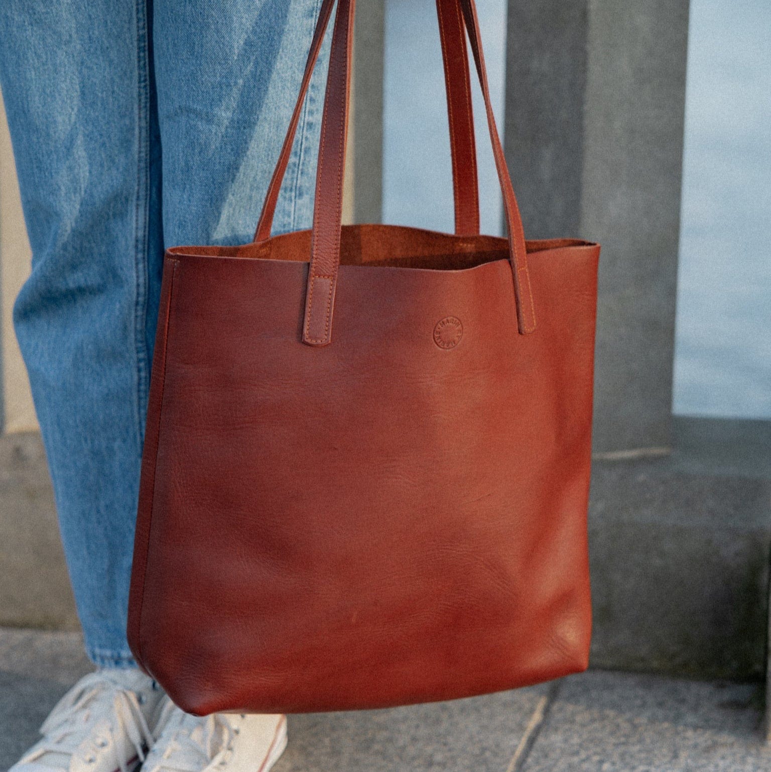 Marin et Marine Shopper Marron Éternelle Shopper Marron