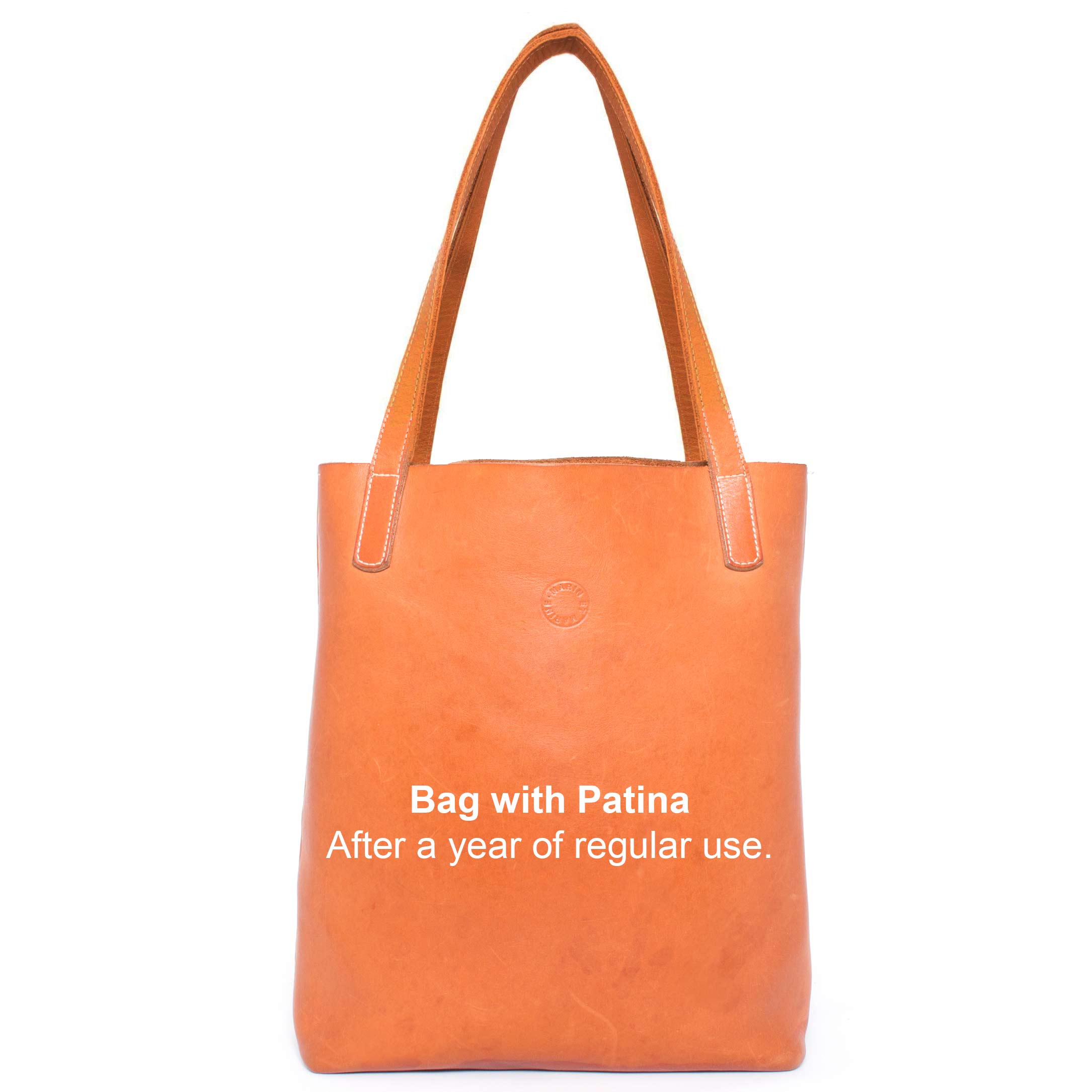 Leder Tote Bag