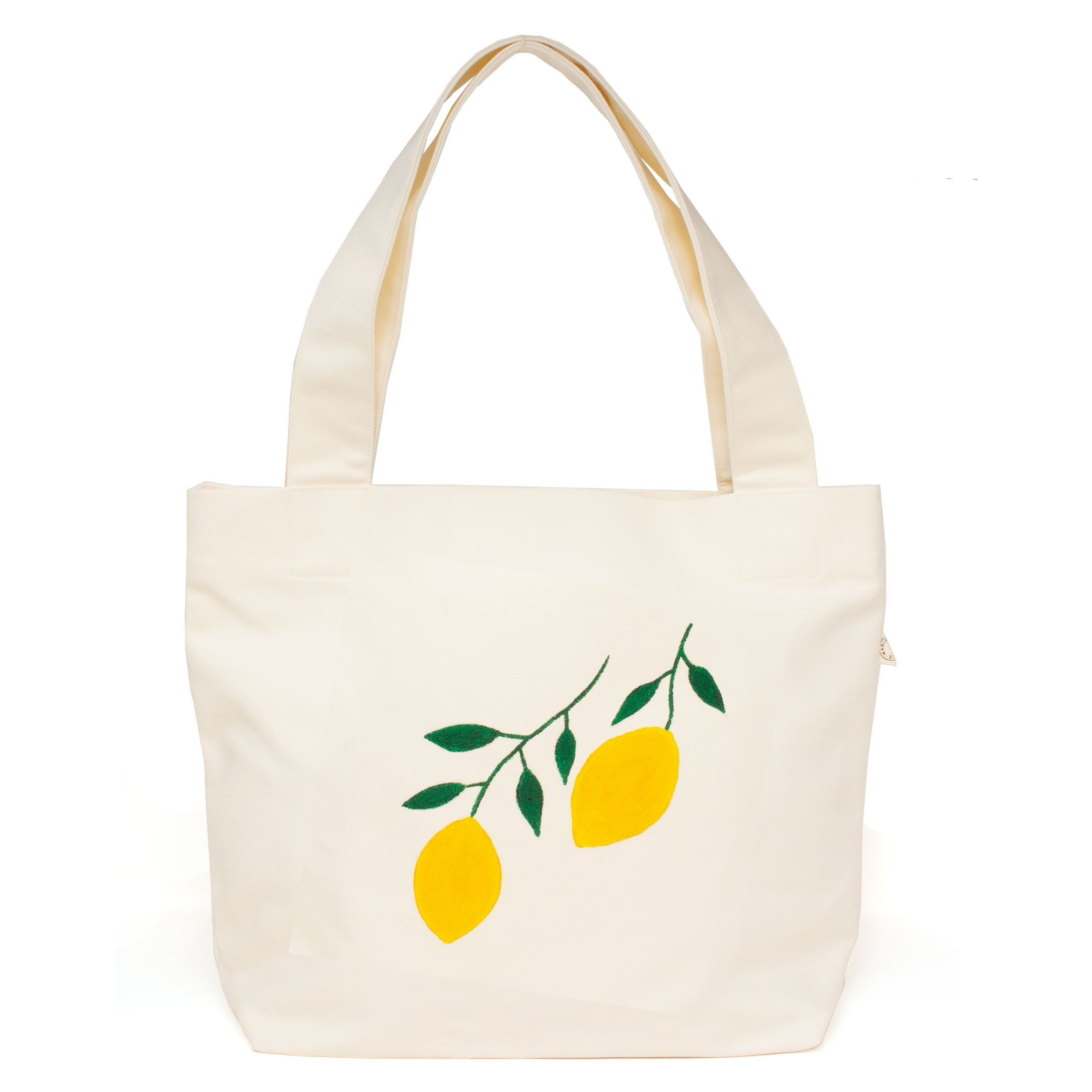 Marin et Marine Shopper Tote Bag Citrons