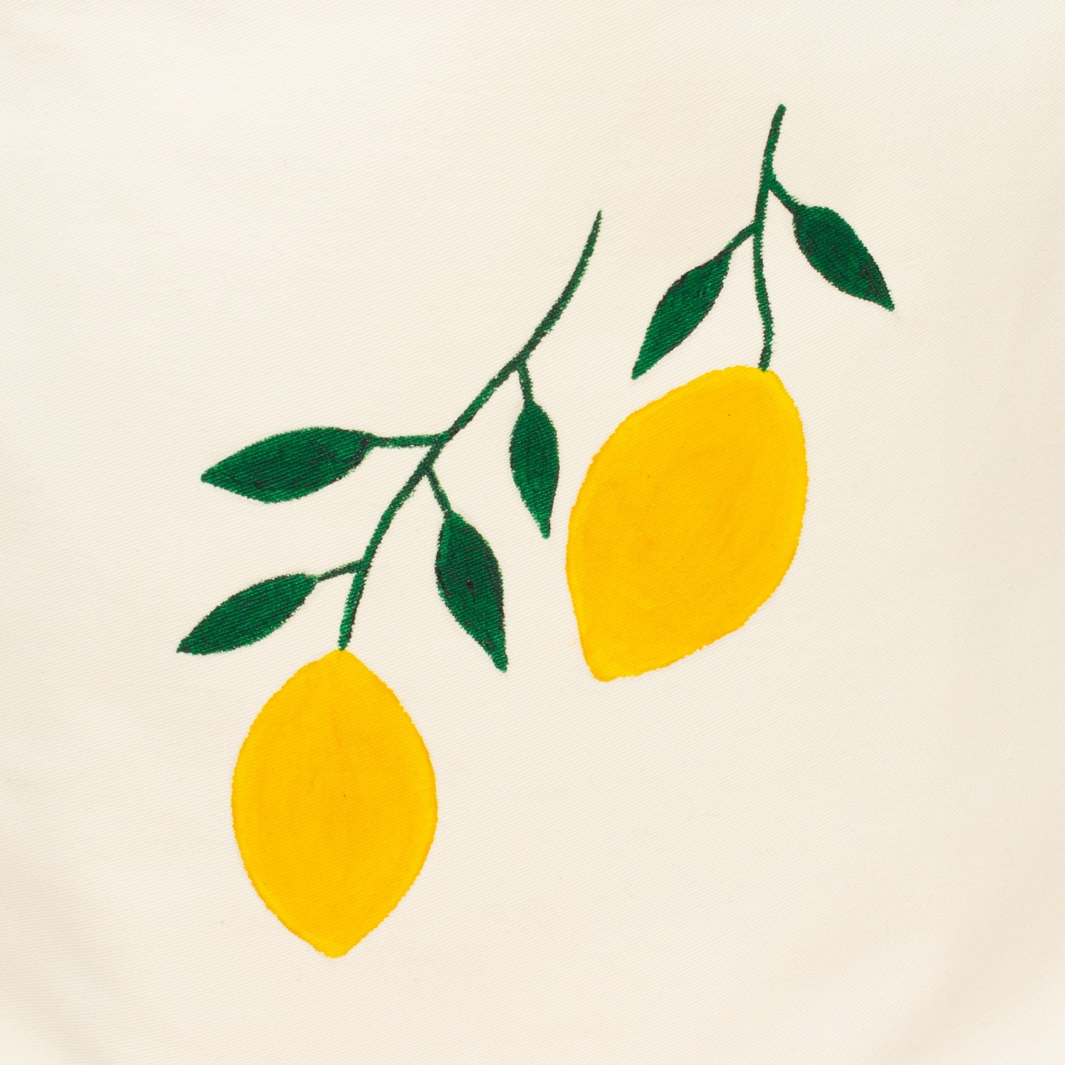 Marin et Marine Shopper Tote Bag Citrons