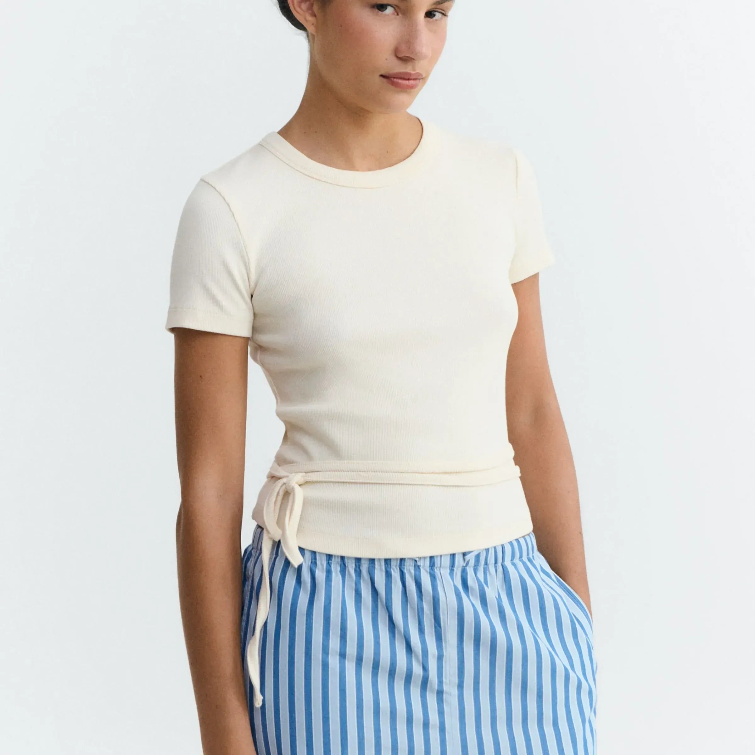 Marin et Marine THINKING MU T-Shirt Rio Offwhite