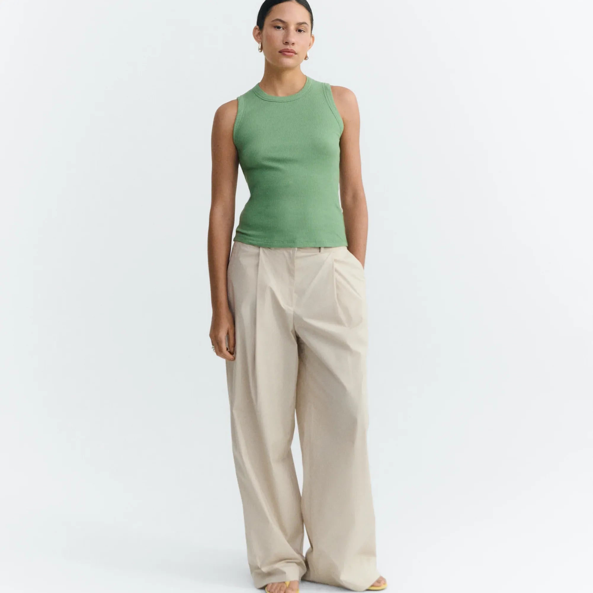 Marin et Marine THINKING MU tanktop Juliette grün