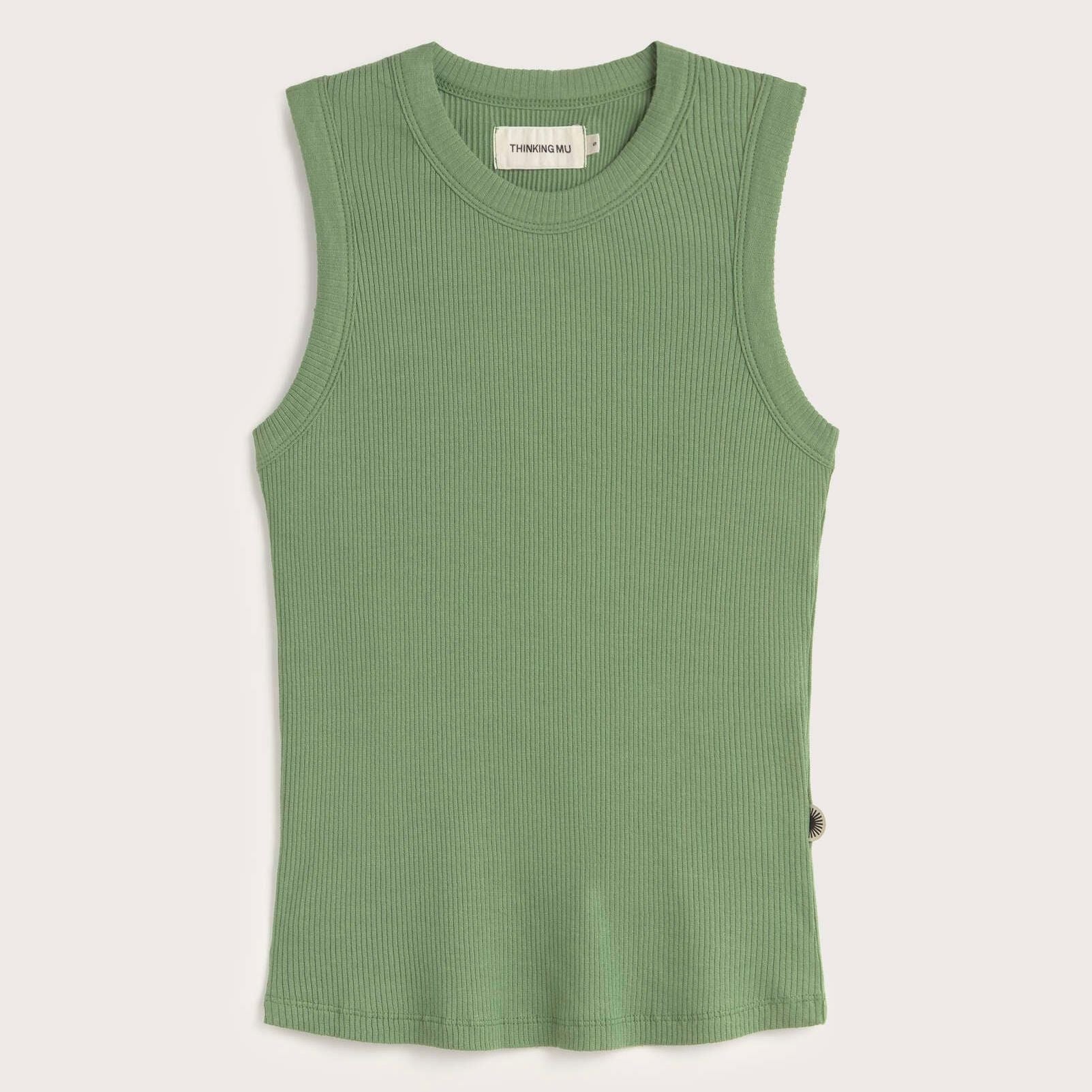 Marin et Marine THINKING MU tanktop Juliette grün