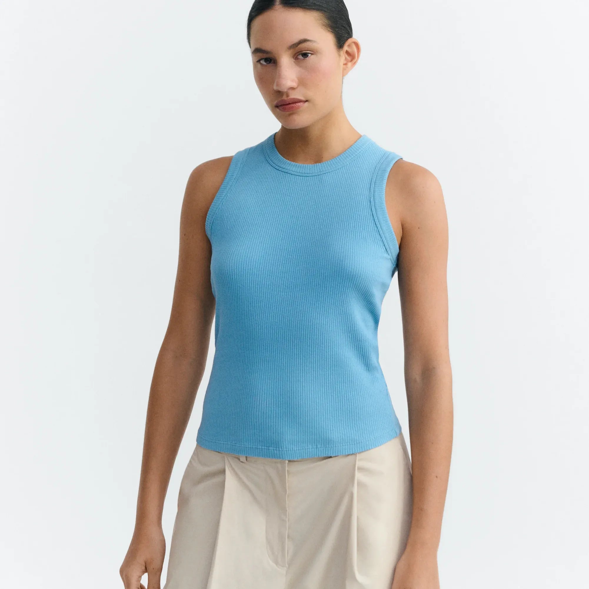 Marin et Marine THINKING MU tanktop Juliette hellblau
