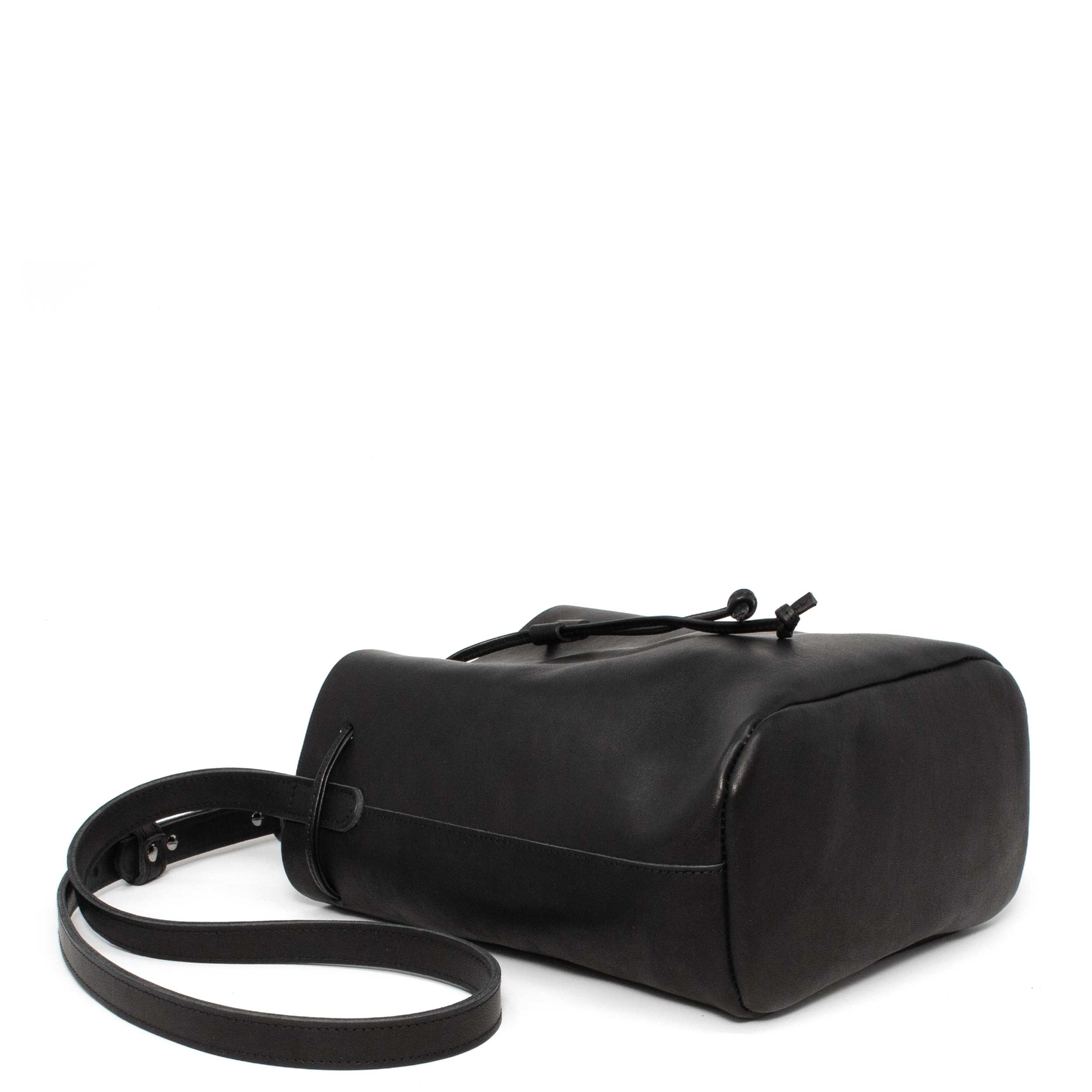 Marin et Marine Umhängetasche Black Bucket Bag Black