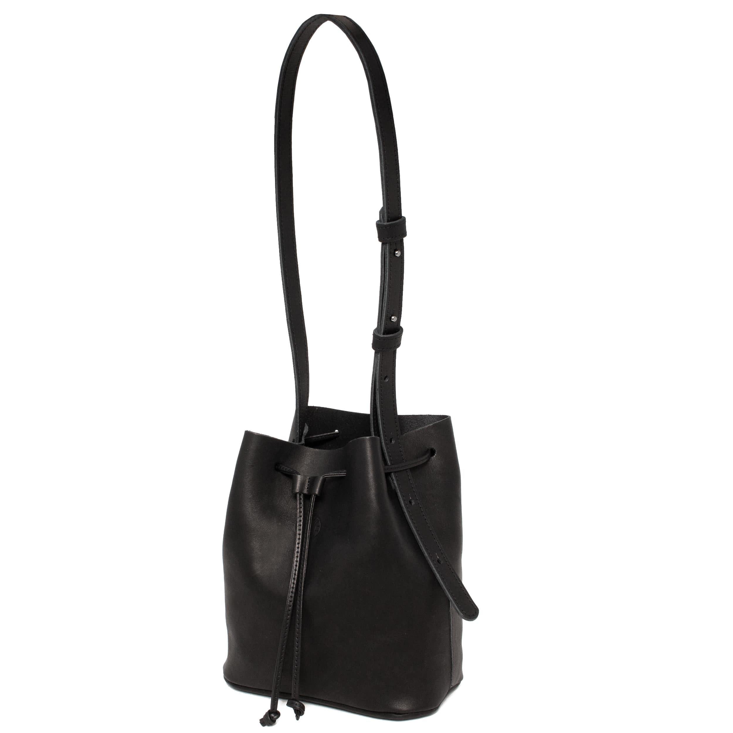 Marin et Marine Umhängetasche Black Bucket Bag Black
