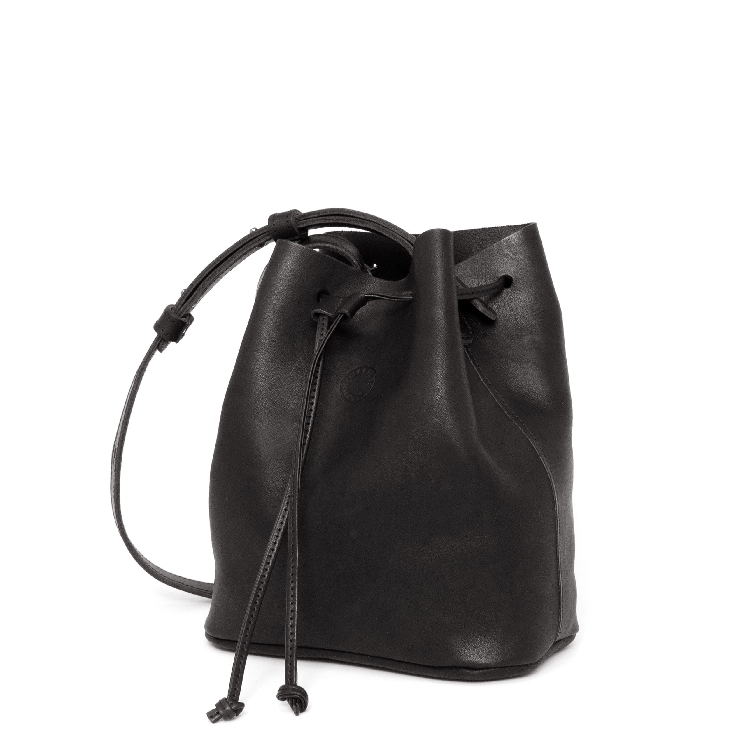 Marin et Marine Umhängetasche Black Bucket Bag Black