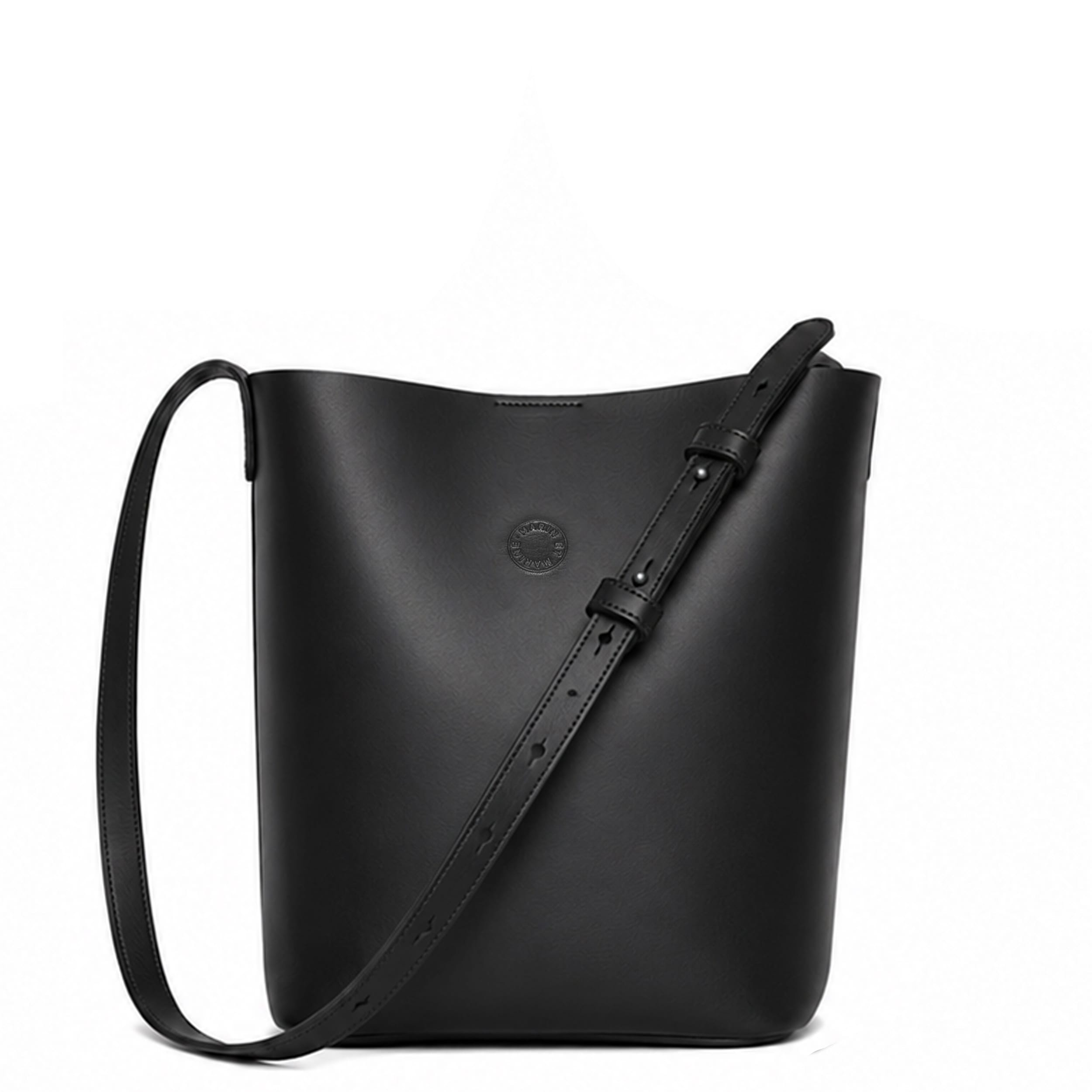 Marin et Marine Ondine Bucket Bag Black Ondine Leder Bucket Bag Black - Leder Beuteltasche Damen Bucket Bag