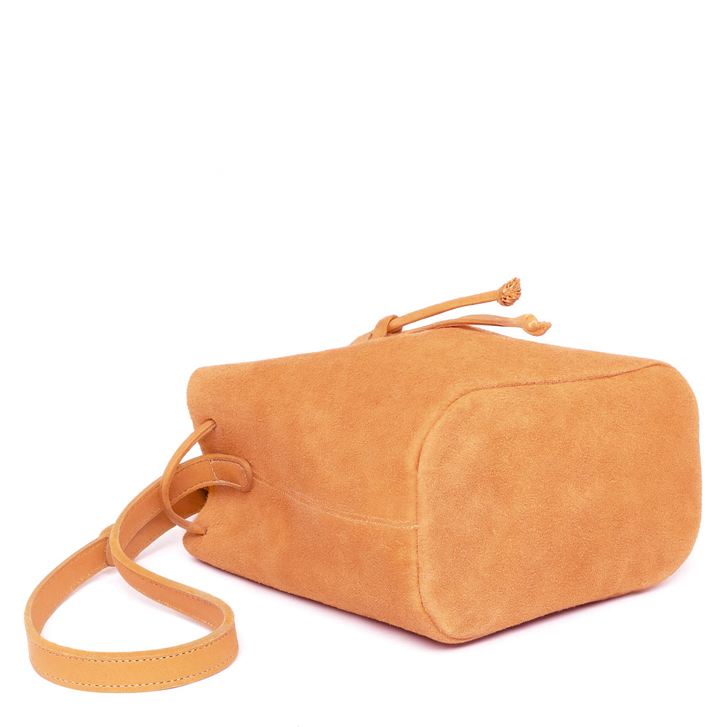 Bucket Bag Suede Caramel
