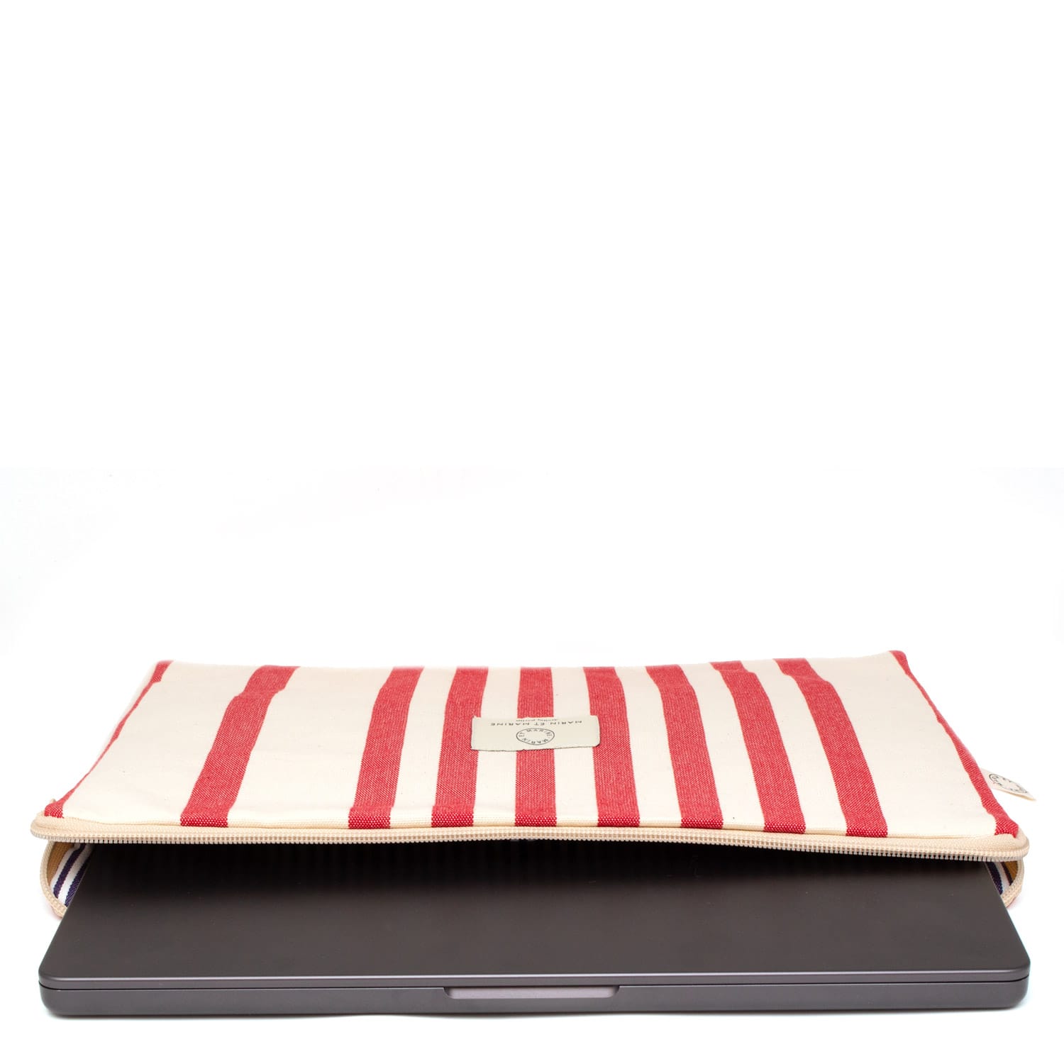 Laptop Case Striped Red