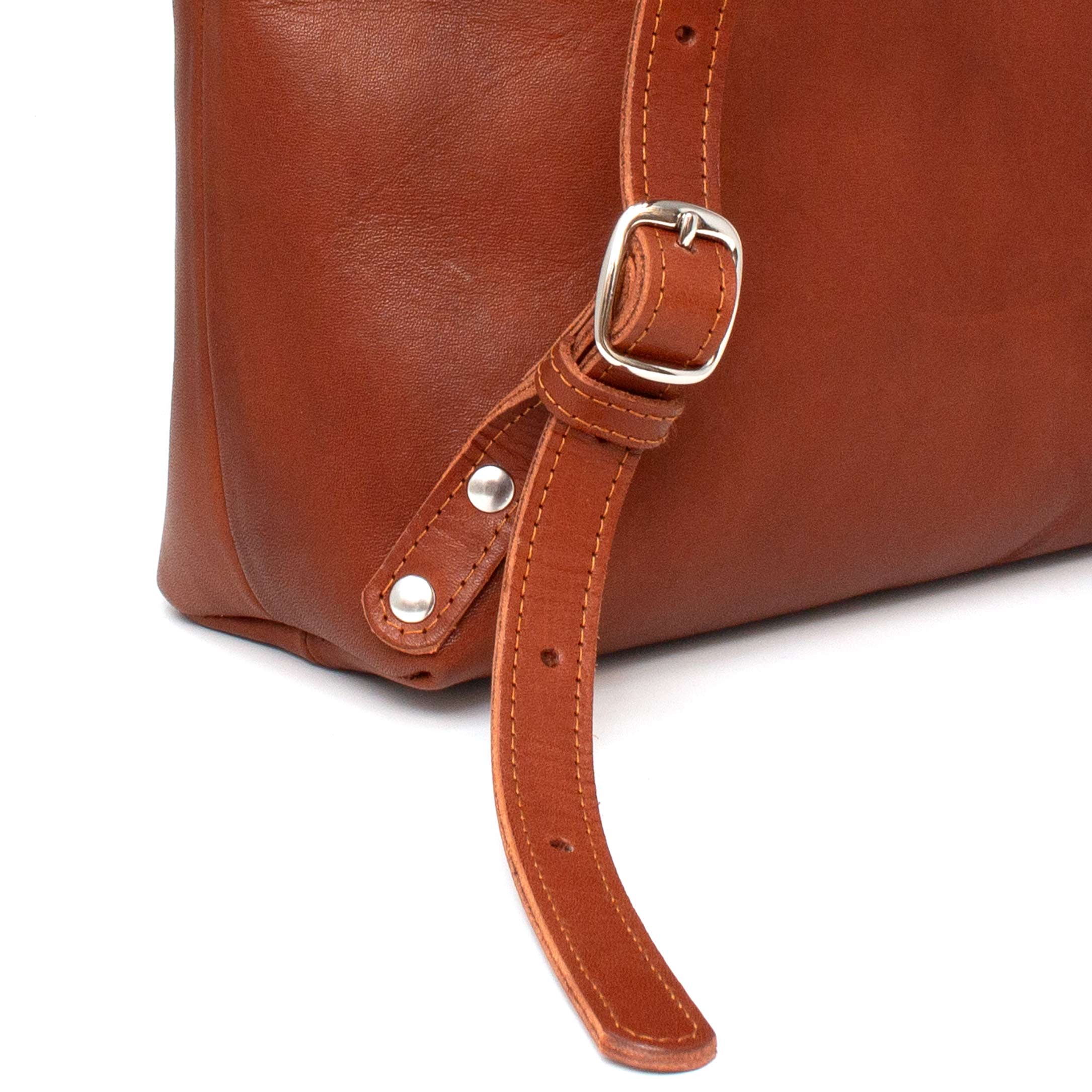Leather backpack