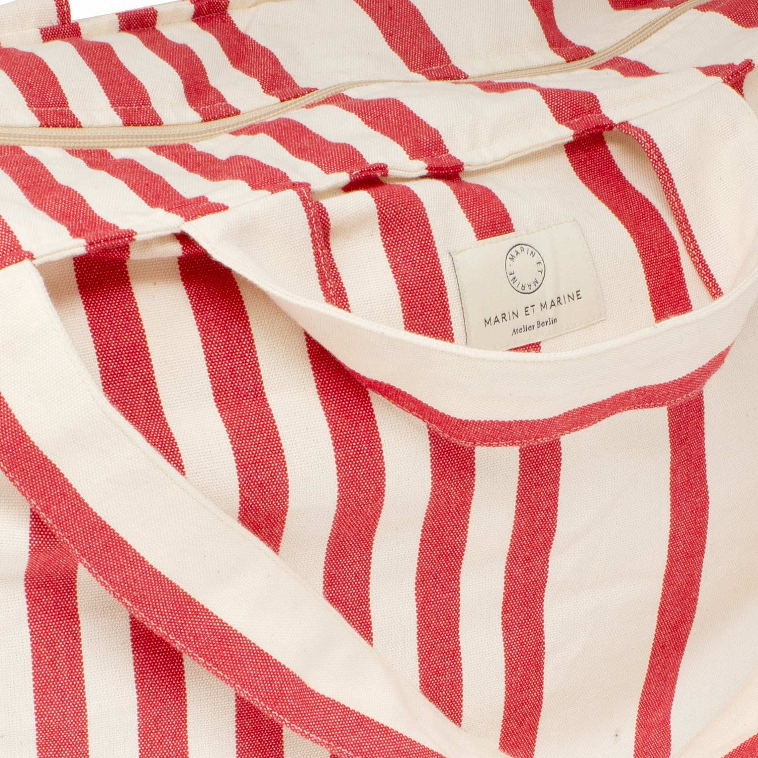 Soleil Shopper Stripe Red