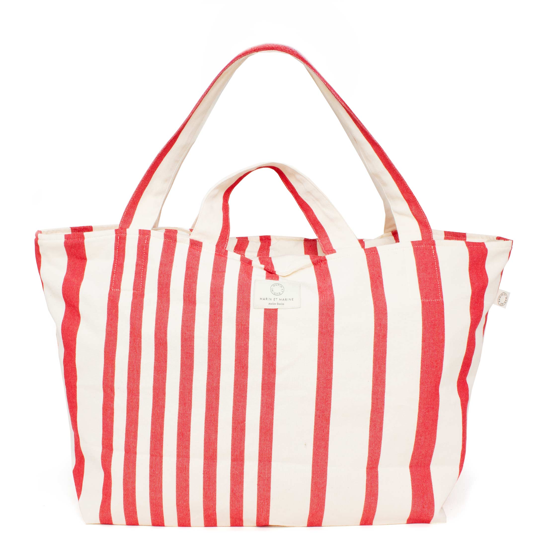 Soleil Shopper Stripe Red
