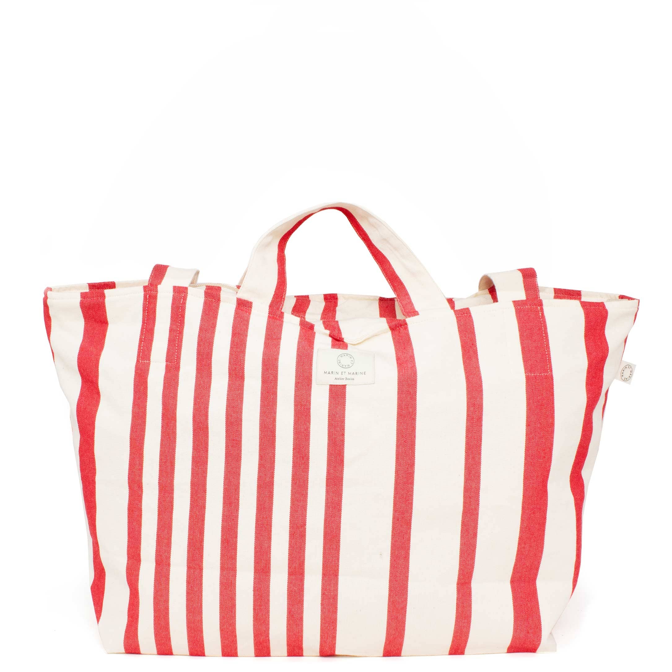 Soleil Shopper Stripe Red