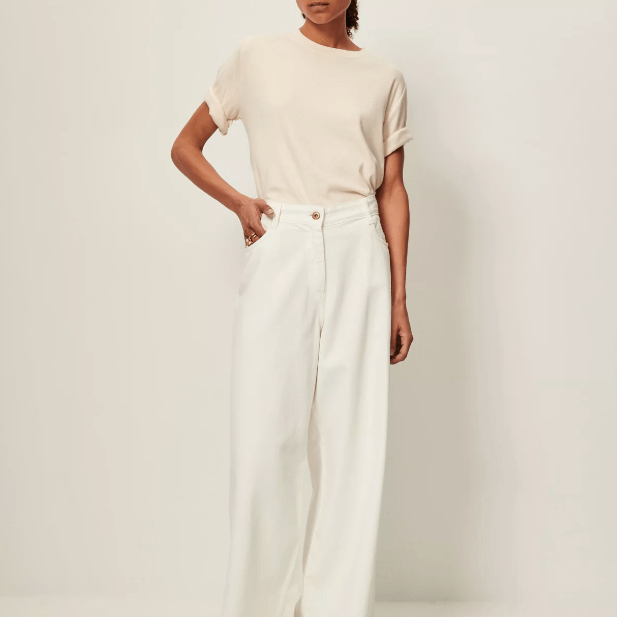 Sessun sessun SESSUN Serge co T-Shirt Fleur de Sel