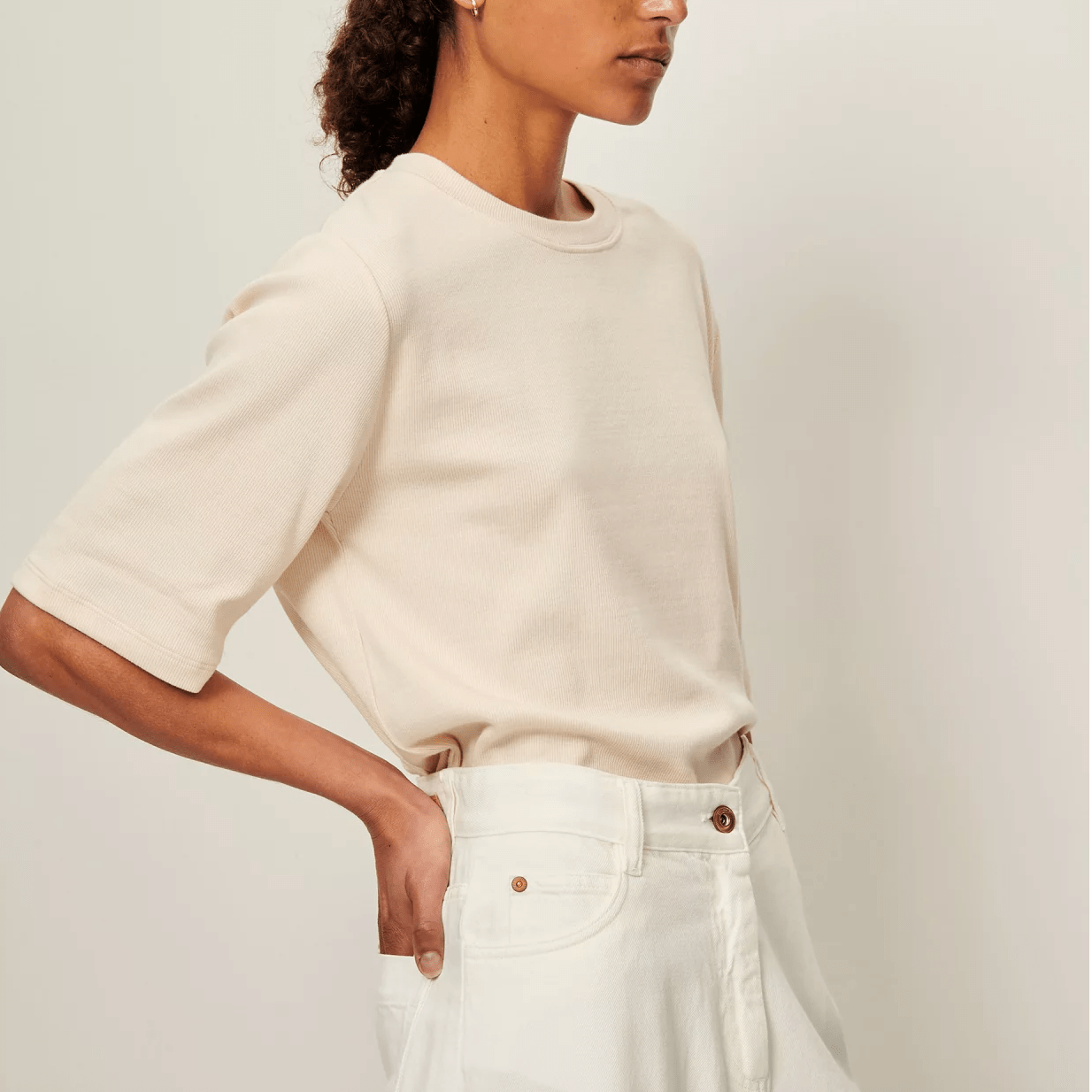 Sessun sessun SESSUN Serge co T-Shirt Fleur de Sel