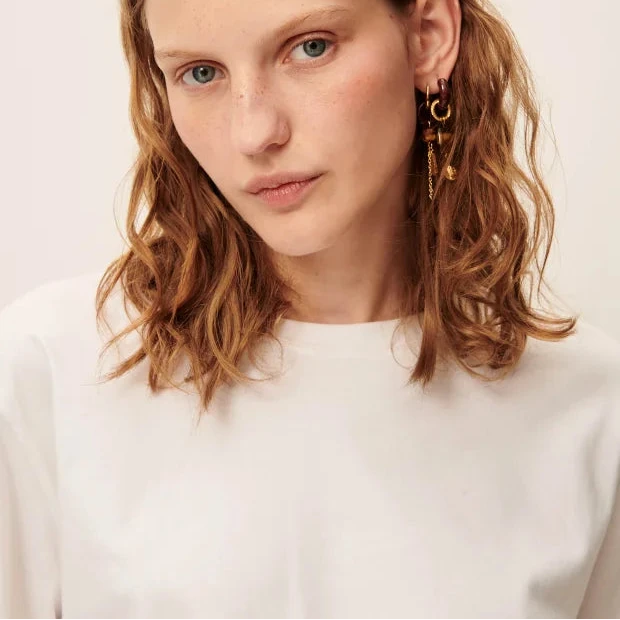 Sessun sessun SESSUN Serge co T-Shirt Optical White