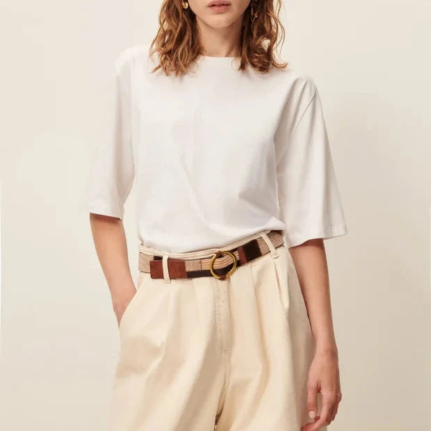 Sessun sessun SESSUN Serge co T-Shirt Optical White