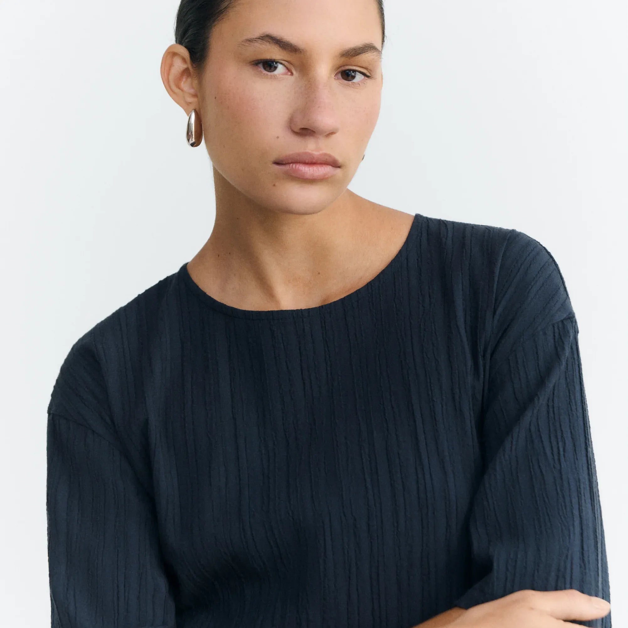 Thinking Mu Navy Kina Dress