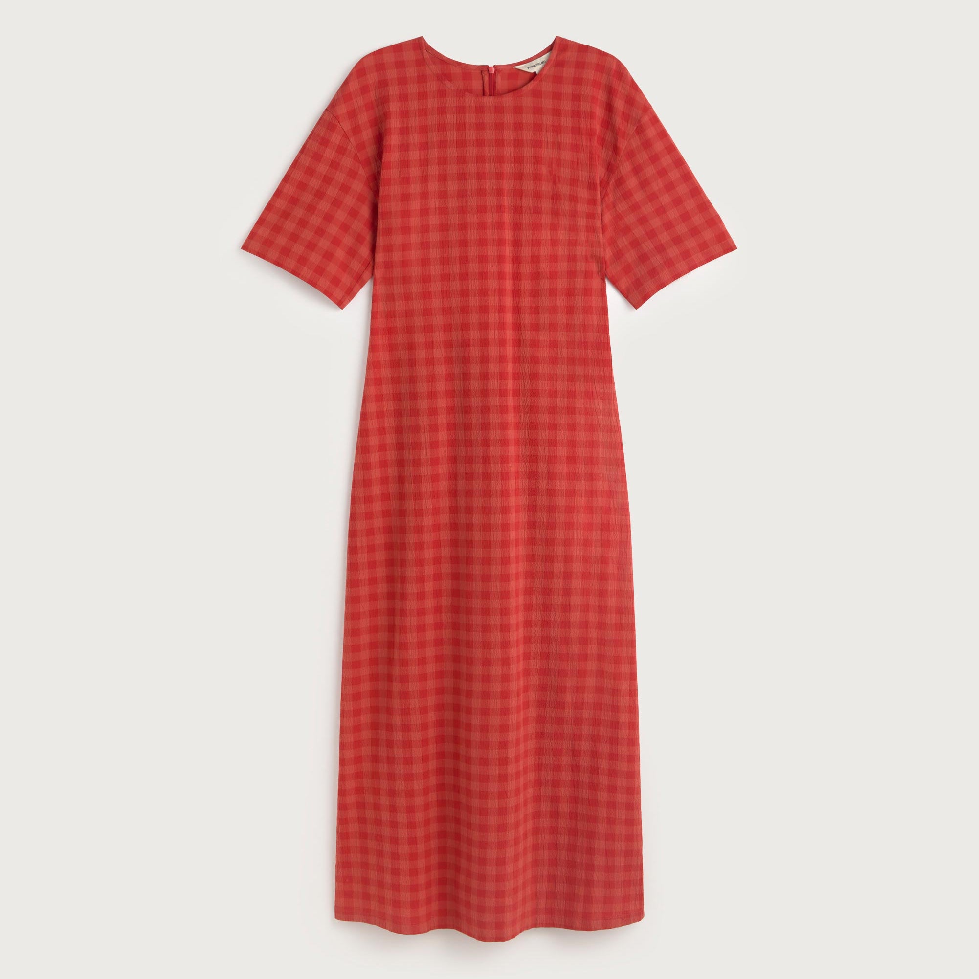 Thinking Mu THINKING MU Red Kina Kleid