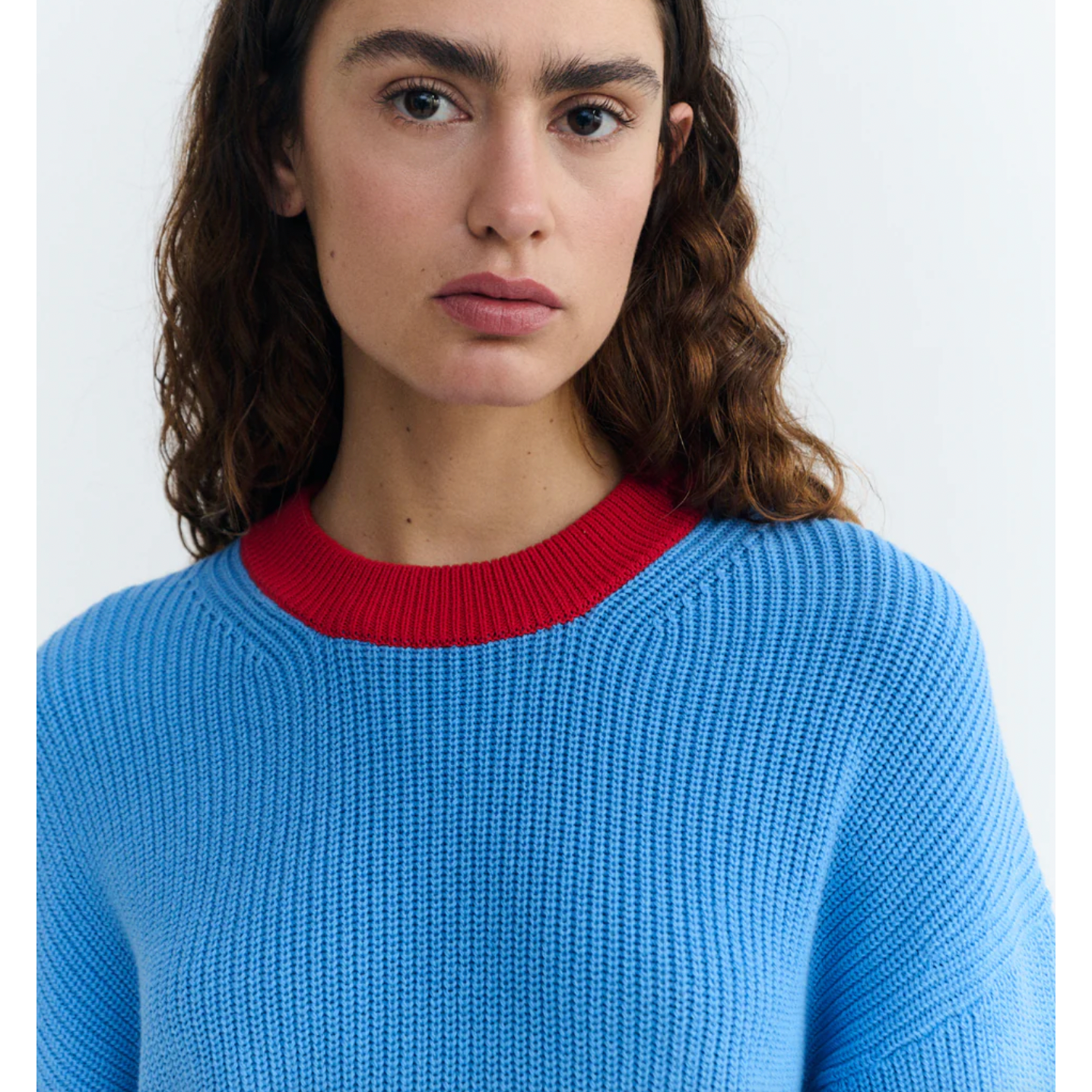 Thinking Mu Thinking Mu THINKING MU CARMEN KNITTED SWEATER BLUE MULTICOLOR