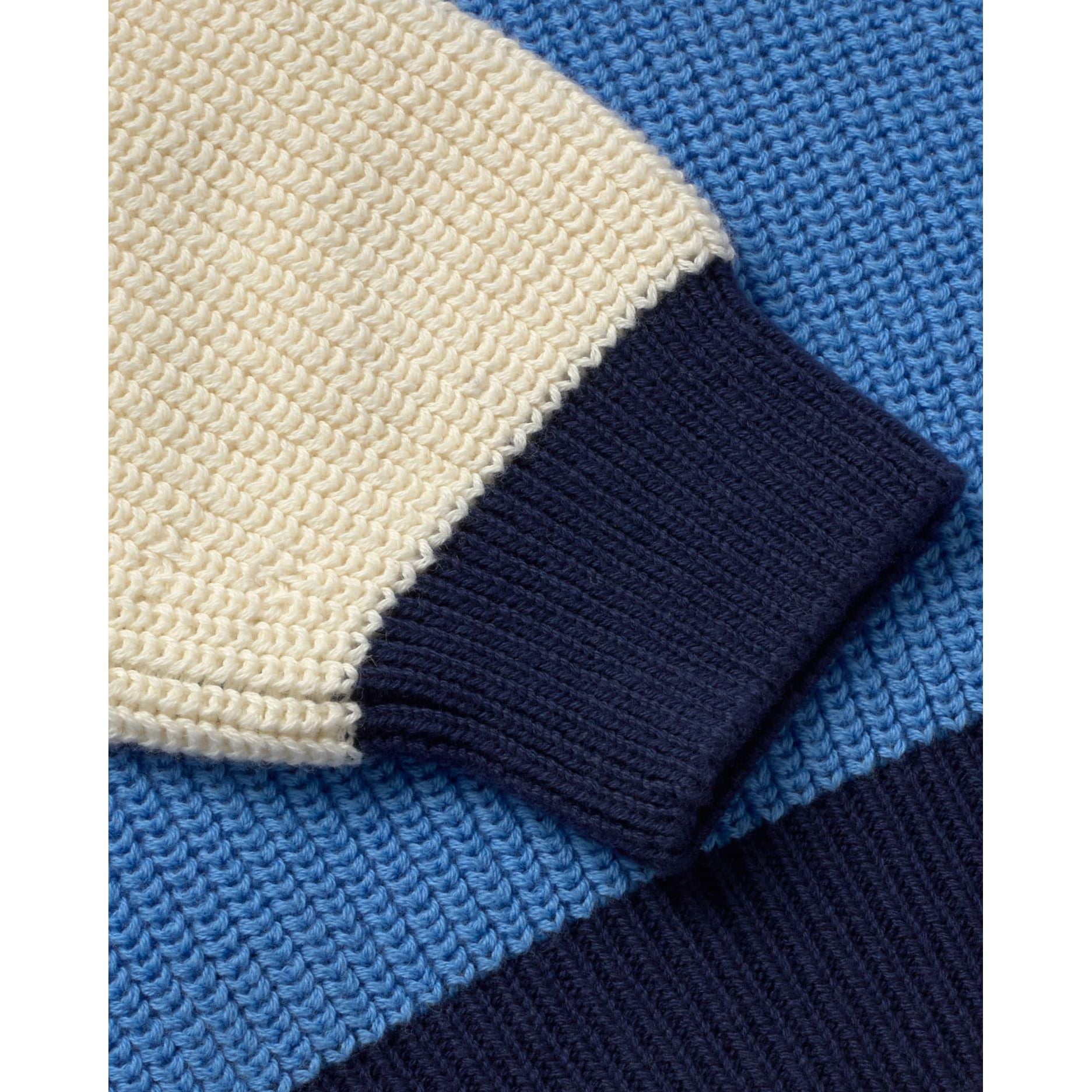 Thinking Mu Thinking Mu THINKING MU CARMEN KNITTED SWEATER BLUE MULTICOLOR