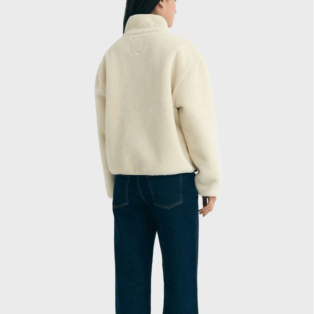 Thinking Mu Thinking Mu THINKING MU Fleece Jacke Kourtney Teddy Creme