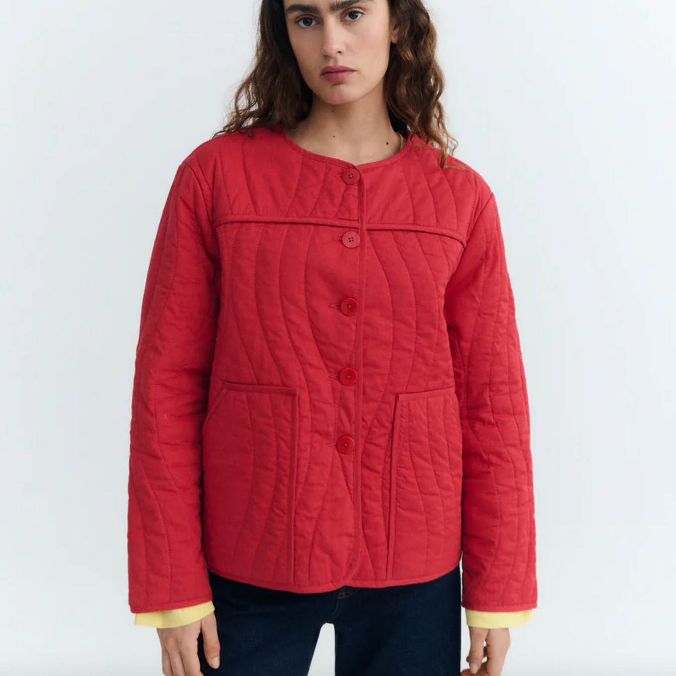 Thinking Mu Thinking Mu THINKING MU gesteppte Jacke Ayo