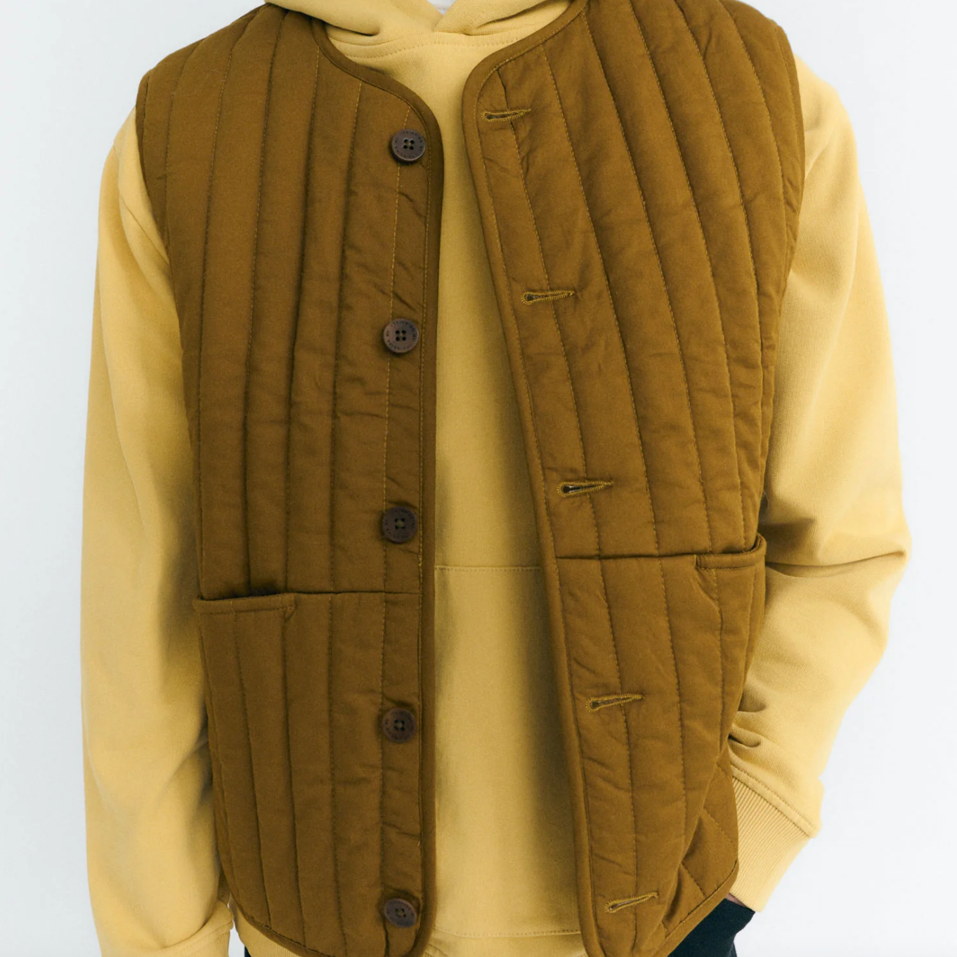 Thinking Mu Thinking Mu THINKING MU gesteppte Weste JON