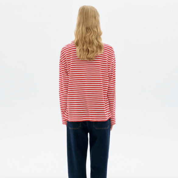 Thinking Mu Thinking Mu THINKING MU Langärmliges gestreiftes T-shirt Willy Emily