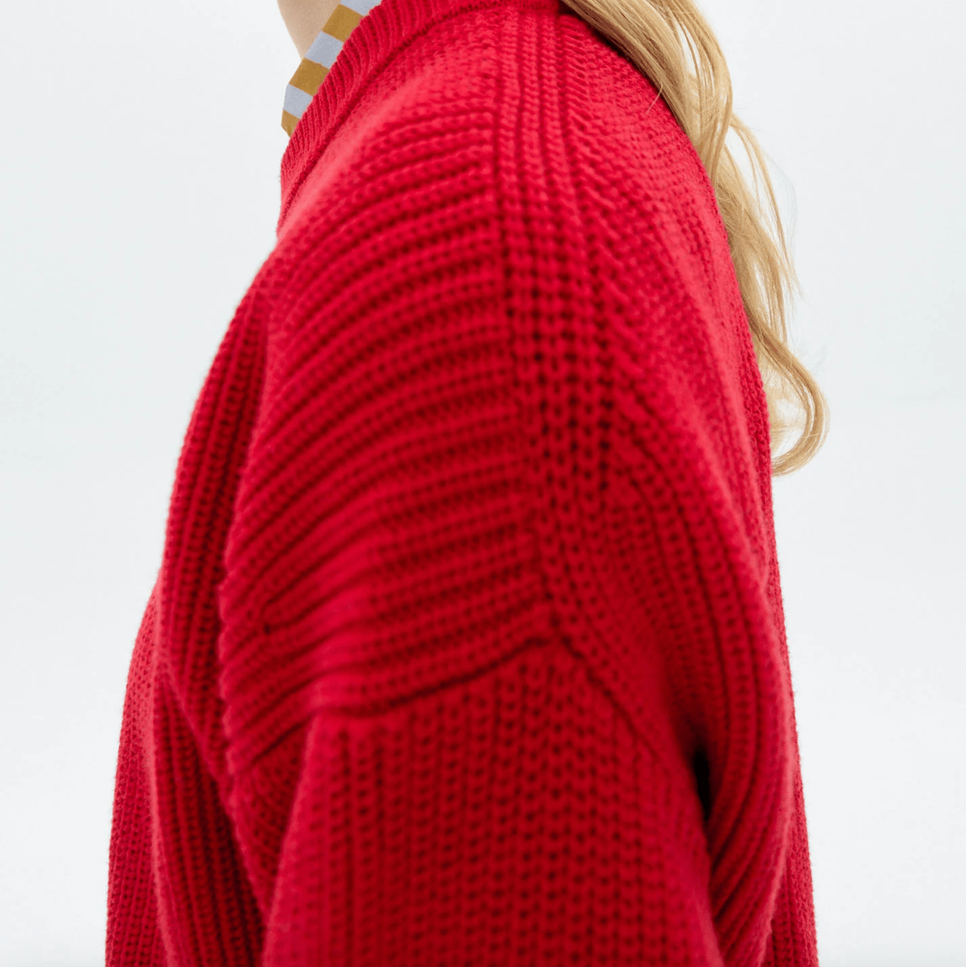 Thinking Mu Thinking Mu THINKING MU Roter Strickpullover Carmen