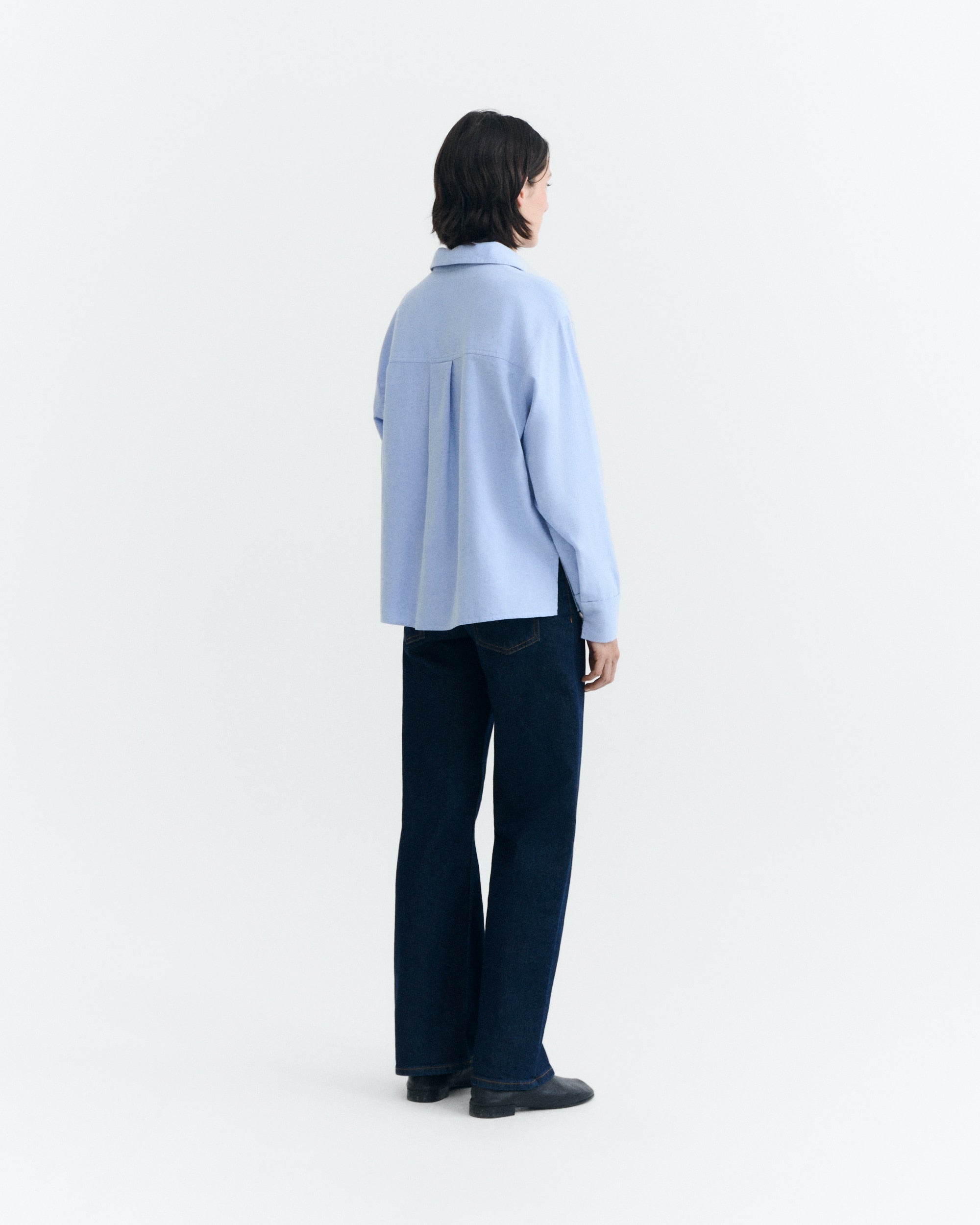 Thinking Mu THINKING MU LIGHT BLUE MANUELA BLUSE THINKING MU LIGHT BLUE MANUELA BLUSE
