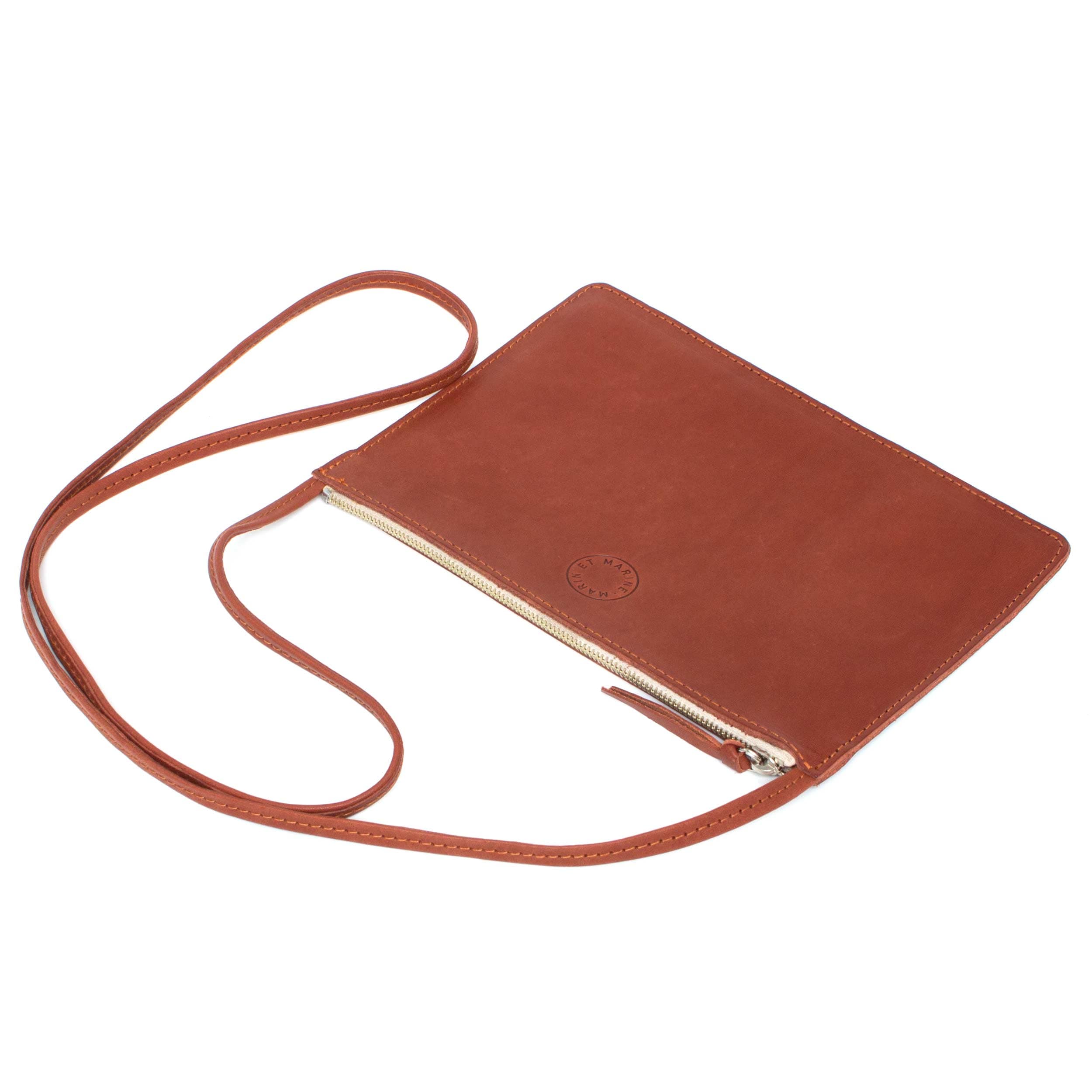 Marin et Marine Leder Handtasche Pochette