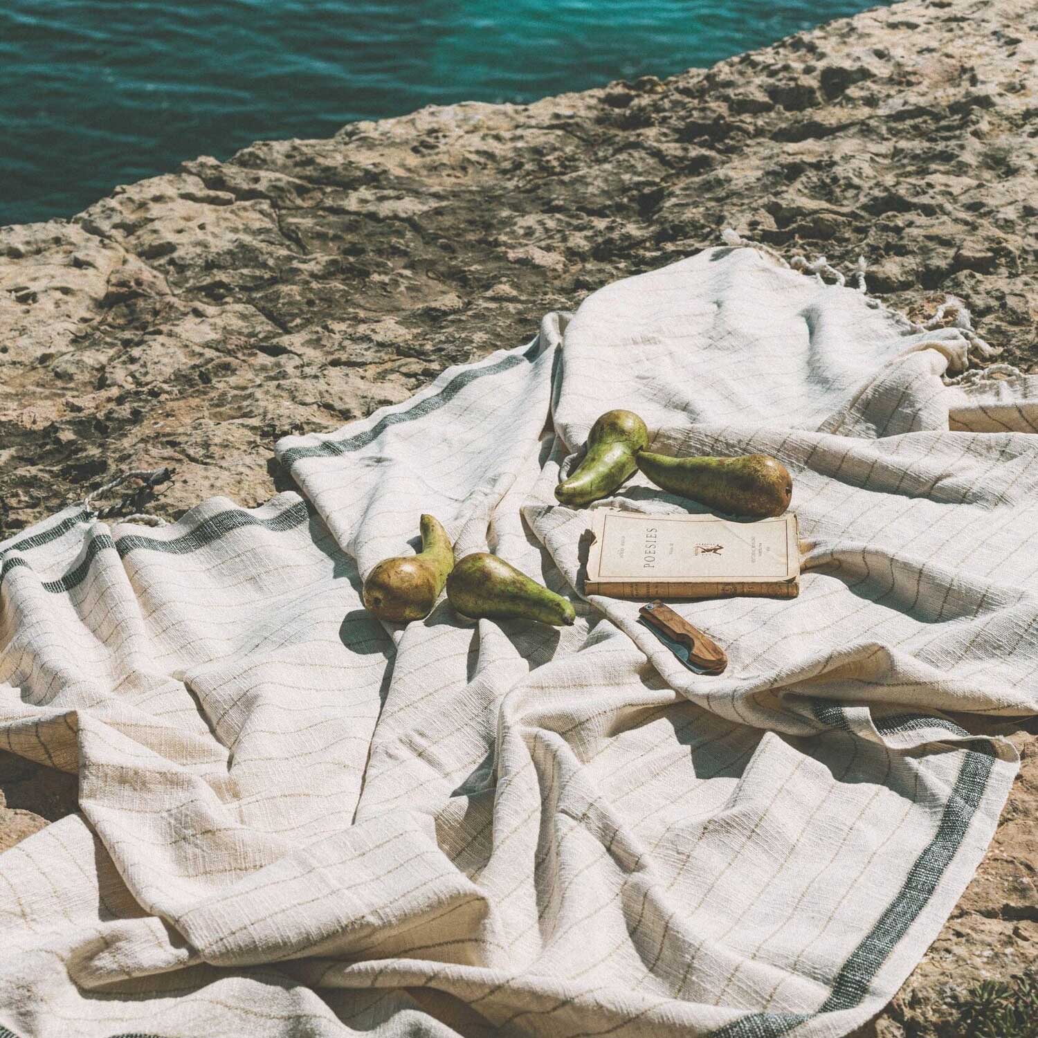 Marin et Marine Strandtuch Serviette de Plage