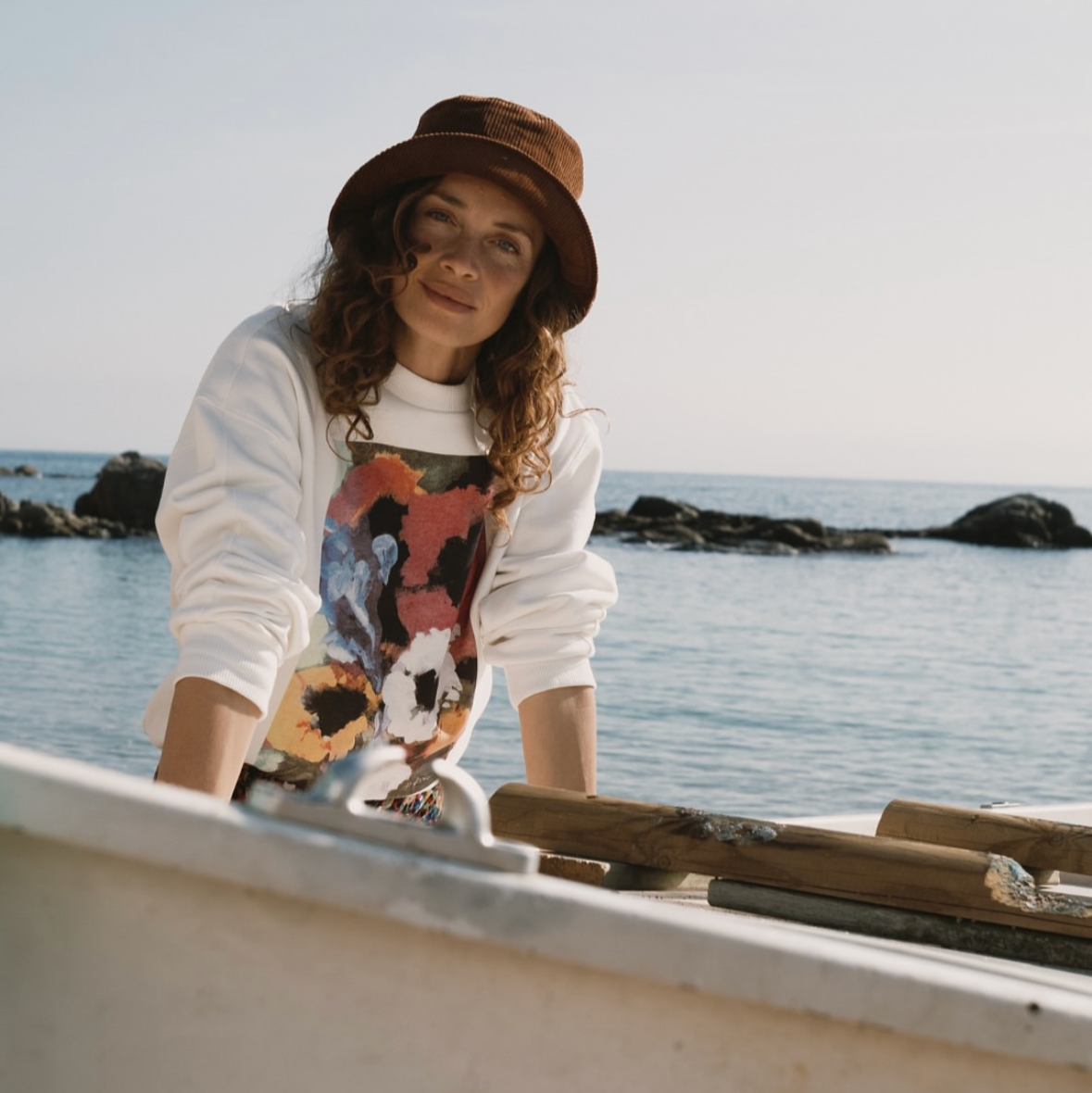 TWO THIRDS Molln T-Shirt Off White