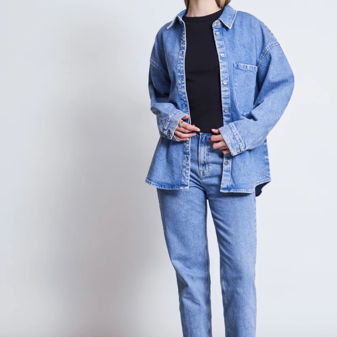 JANN JUNE denim shirt solace