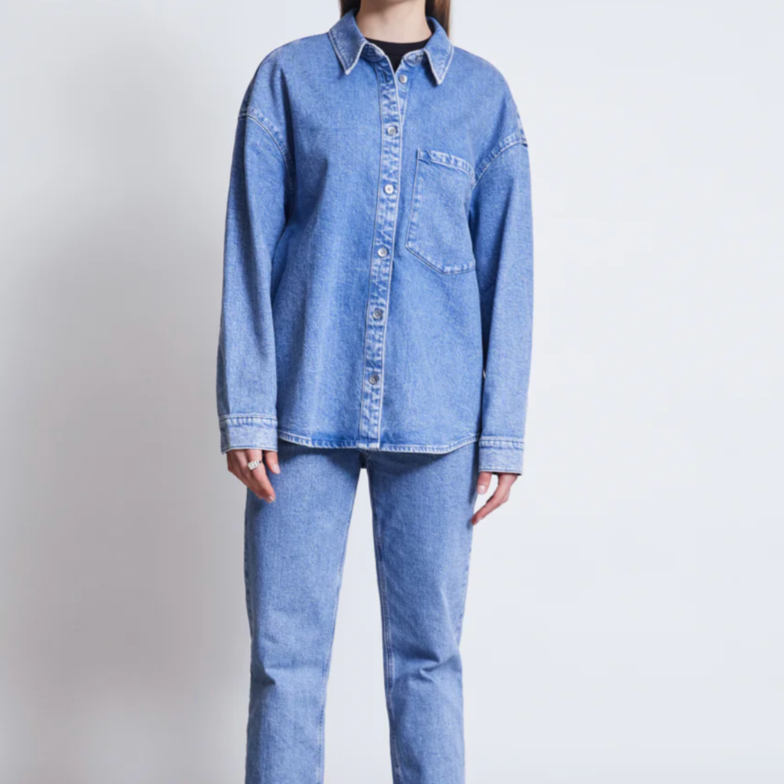 JANN JUNE denim shirt solace