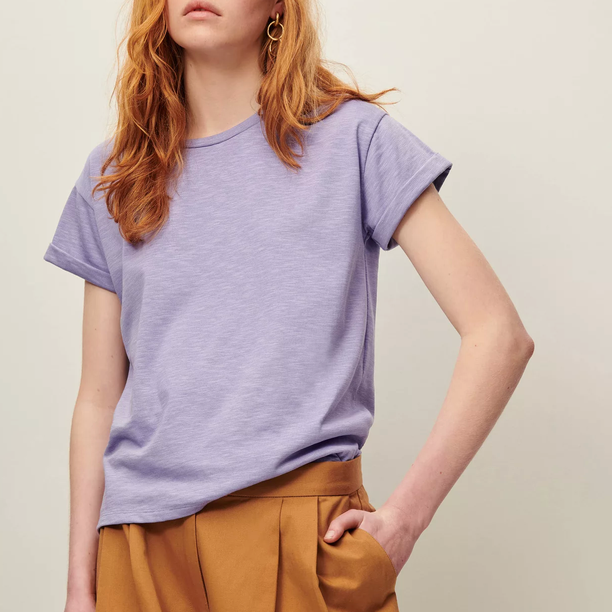 SESSUN Albano T-Shirt Lavendel