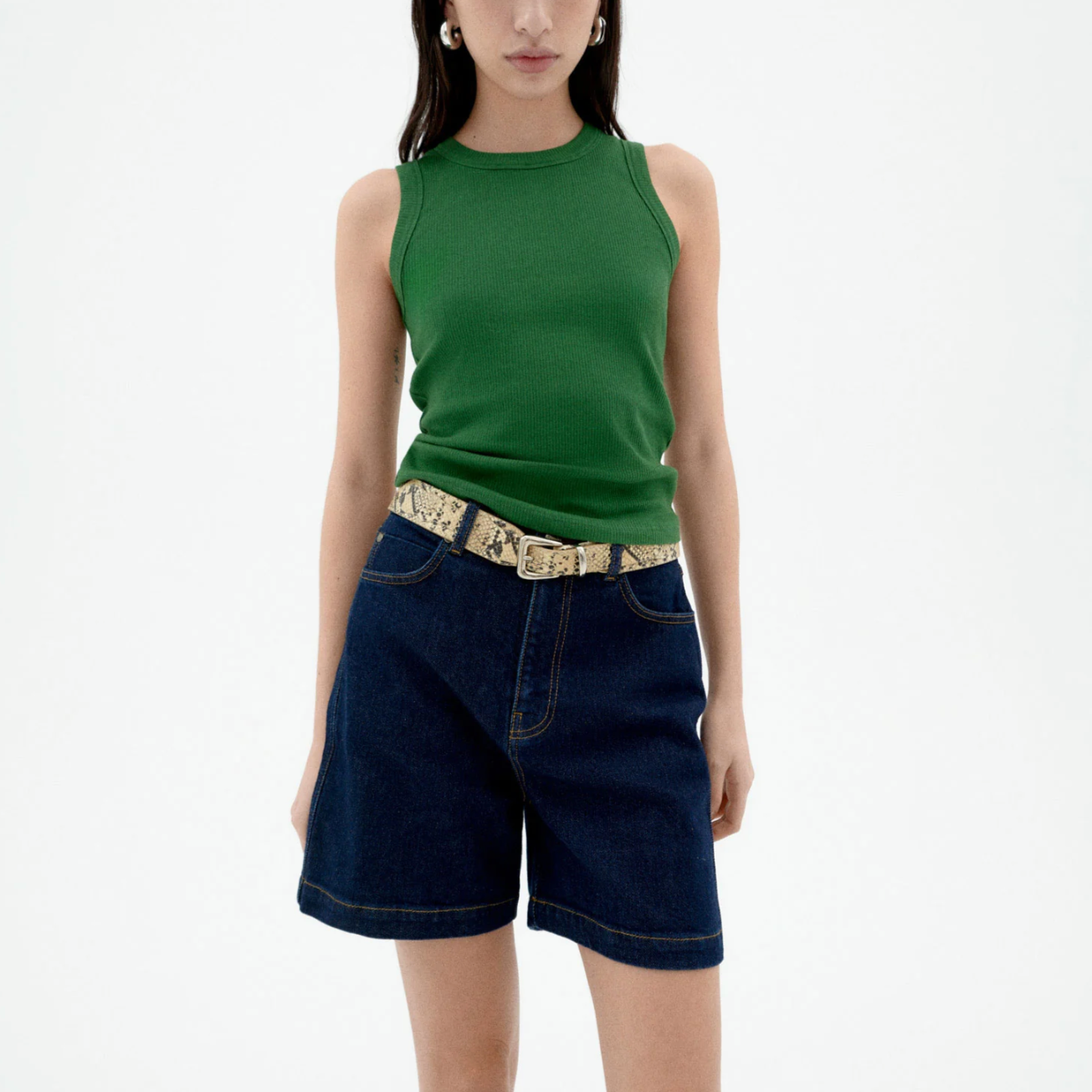 THINKING MU Juliette Tanktop Grün