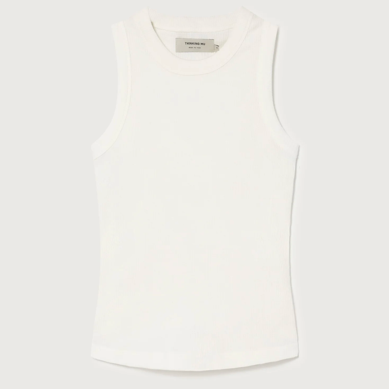 THINKING MU Juliette Tank Top White