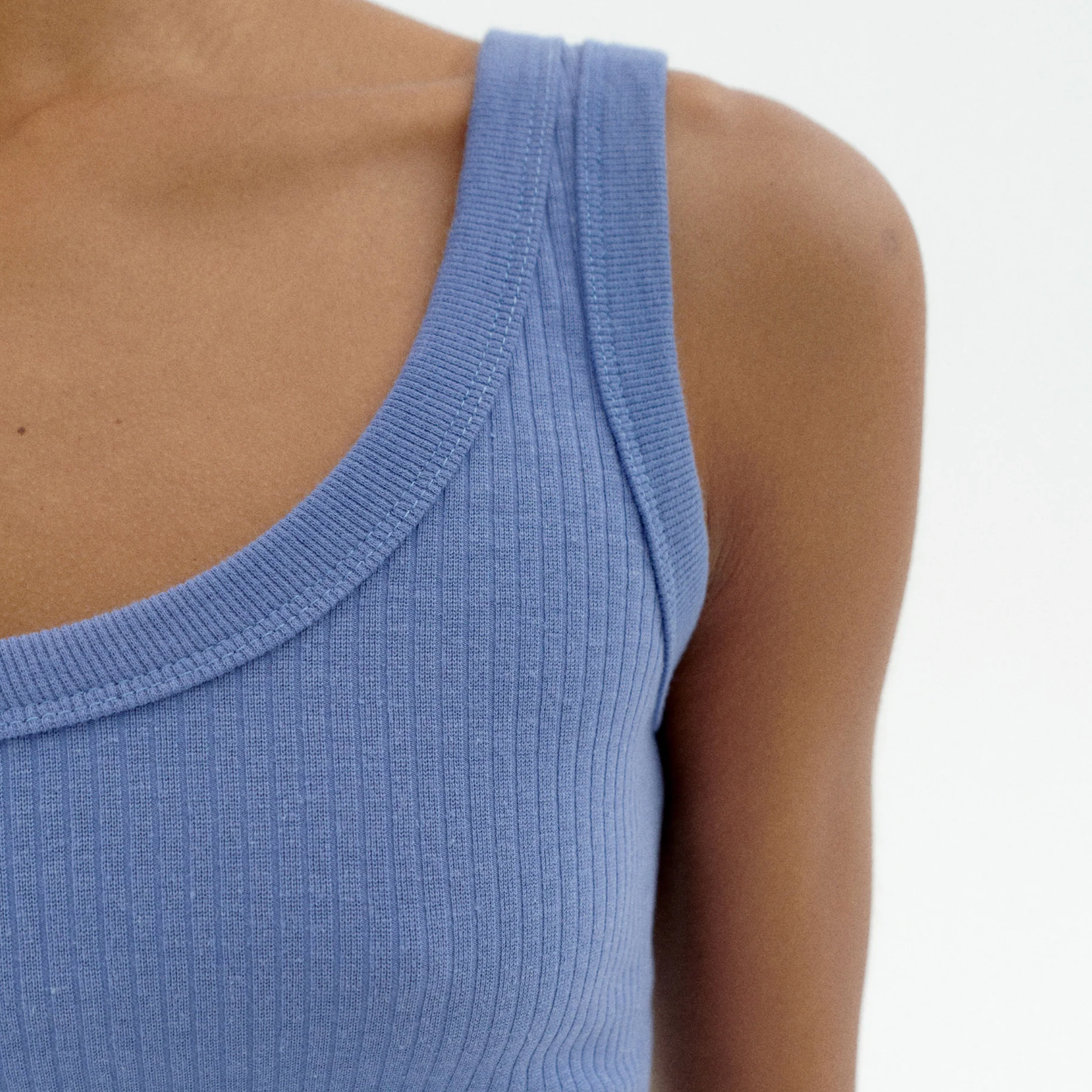 THINKING MU Julia Tanktop Persian Blue