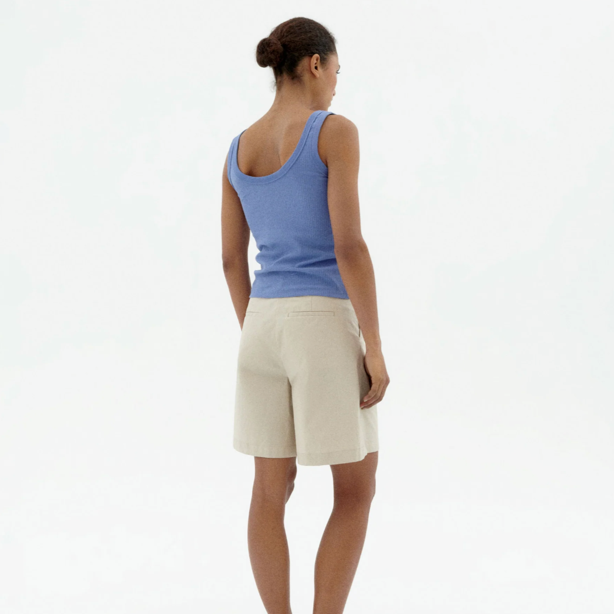 THINKING MU Julia Tanktop Persian Blue