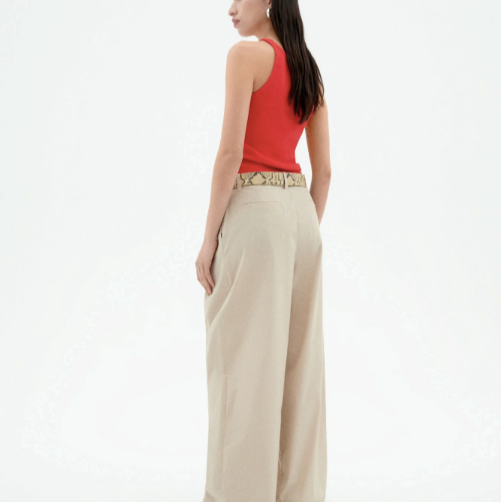 THINKING MU Fiery red Harriet Top