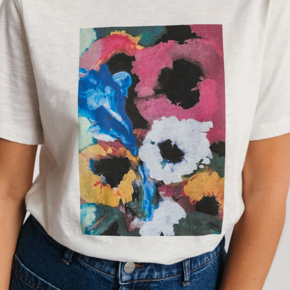 TWO THIRDS Molln T-Shirt Off White