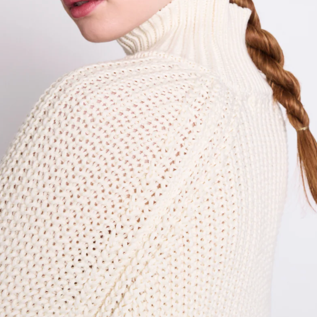 JANN JUNE Wooly Ola Offwhite Rollkragenpullover