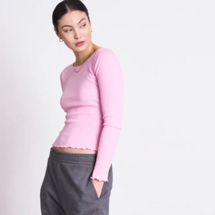 JANN JUNE Ani Knit Sweater Candy Pink