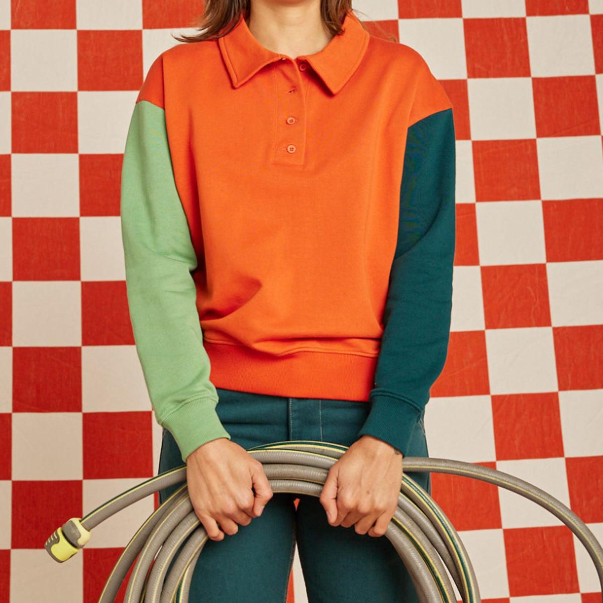 NEW GRAINE Polo Sweatshirt