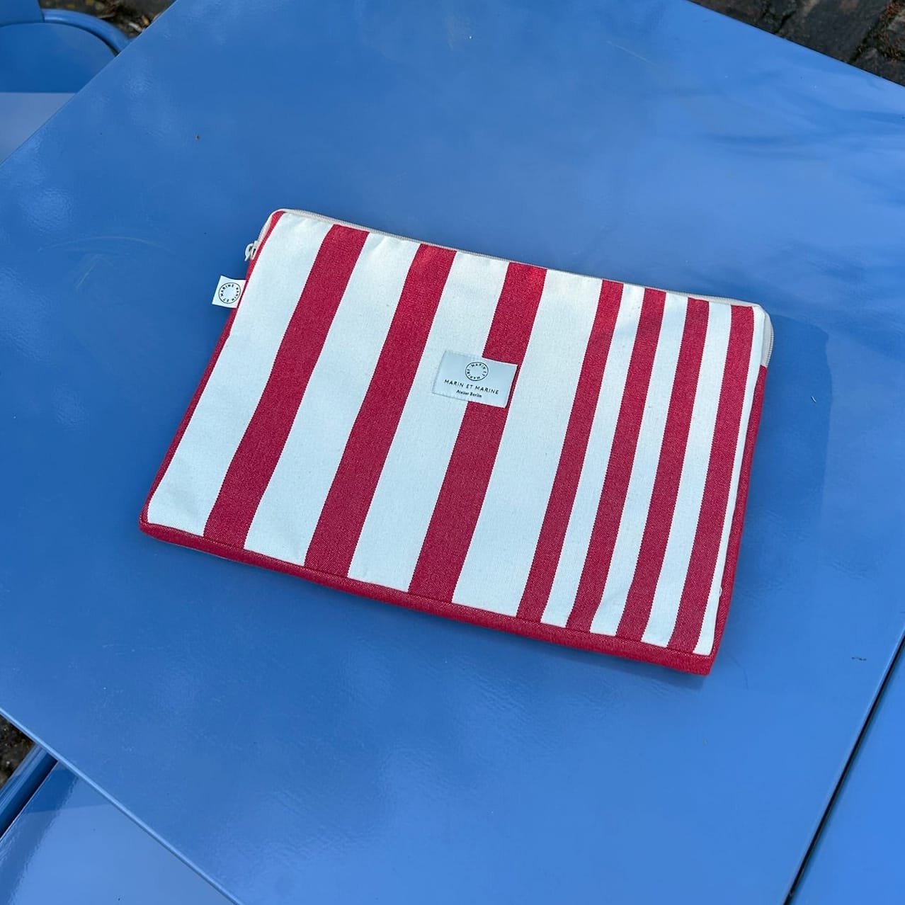 Laptop Case Étui Streifen Rouge