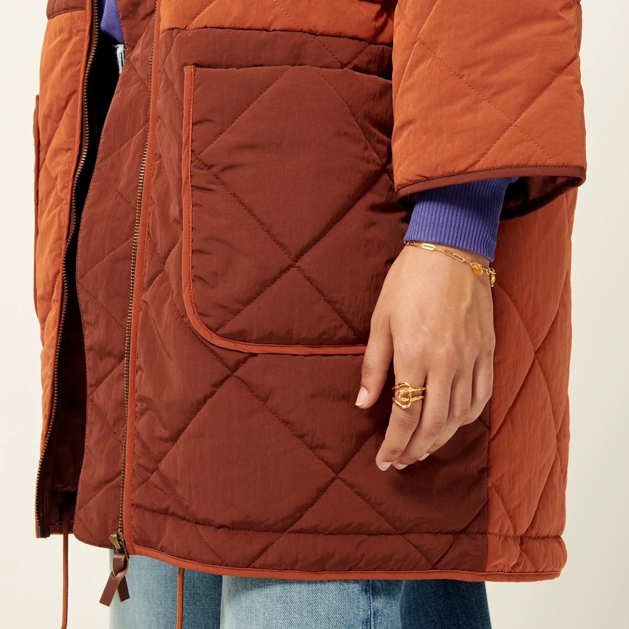 NEW SESSUN San Marcos quilted jacket 